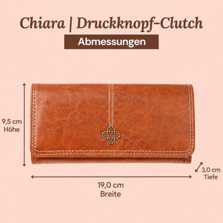 Leder-Clutch Valenne