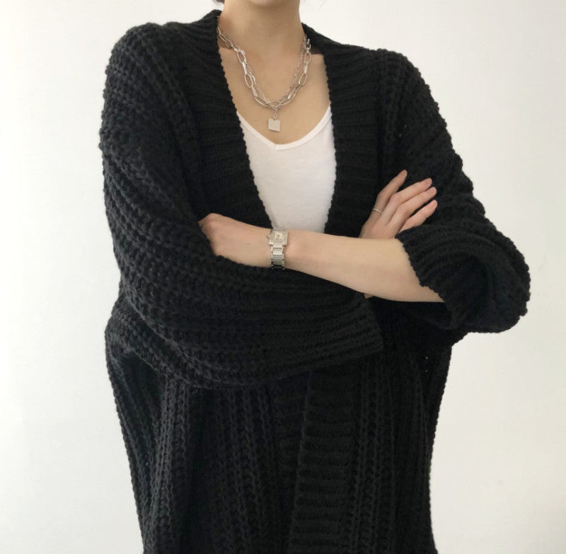 Überdimensionierter Strick-Cardigan