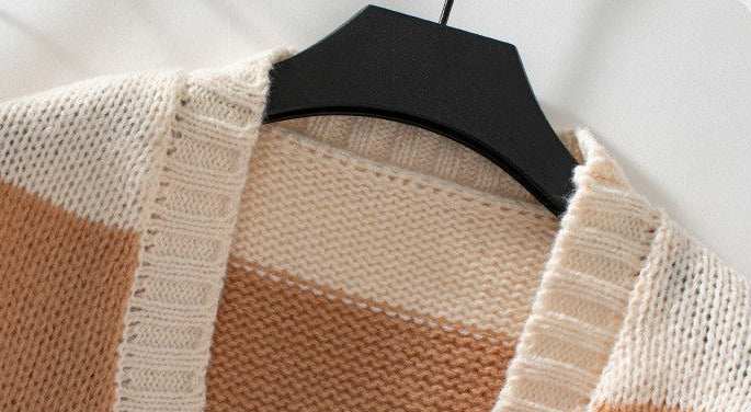 Locker geschnittener Damen-Cardigan mit offener Front