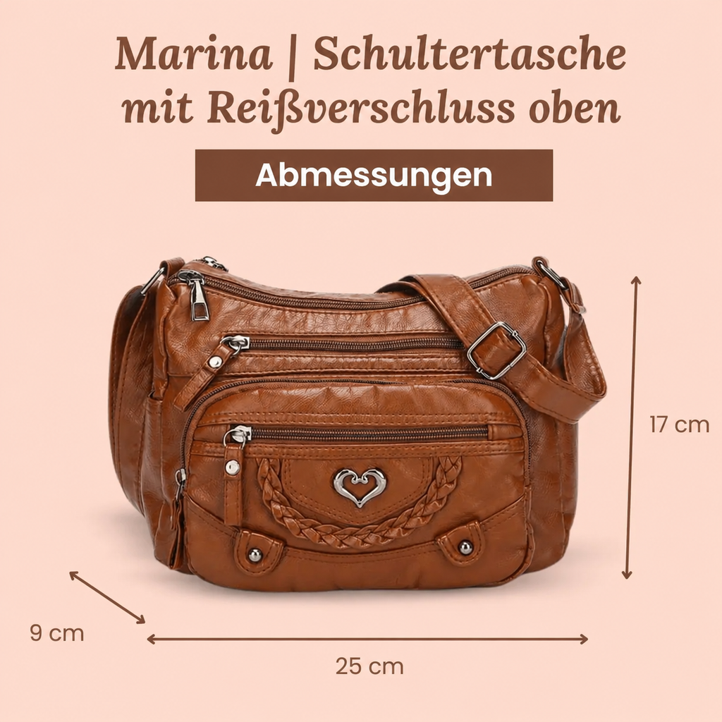 Perlmutt-Handtasche Perleva