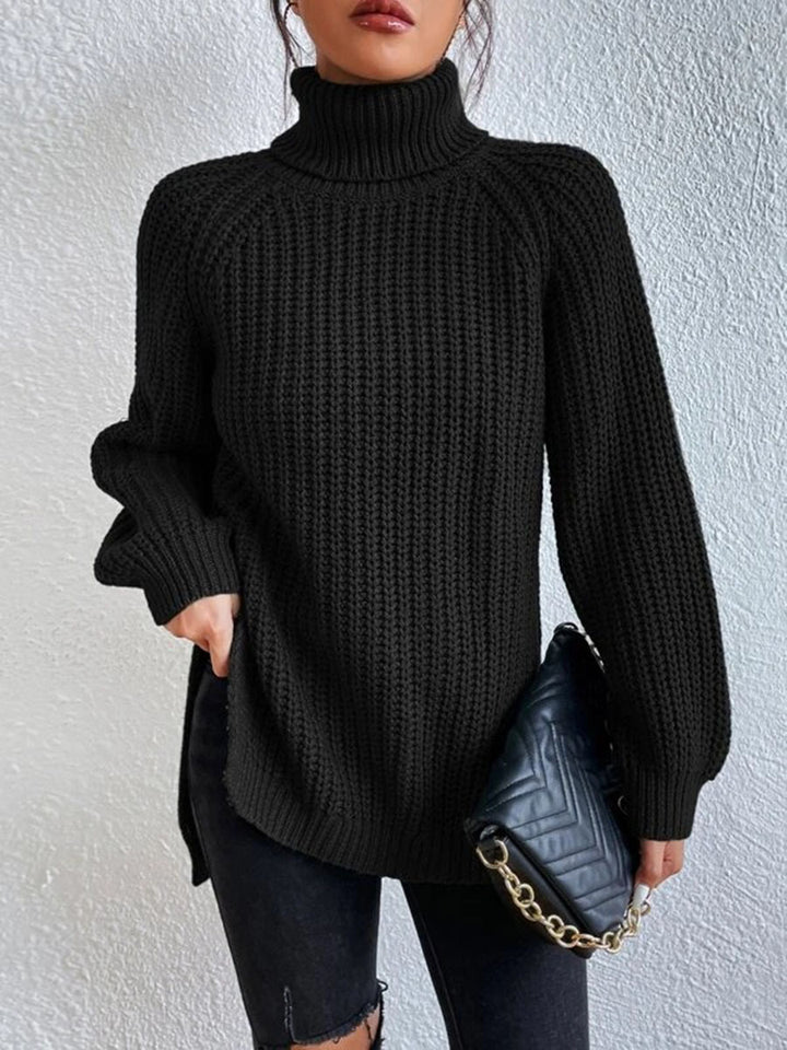 Knitted Turtleneck Sweater