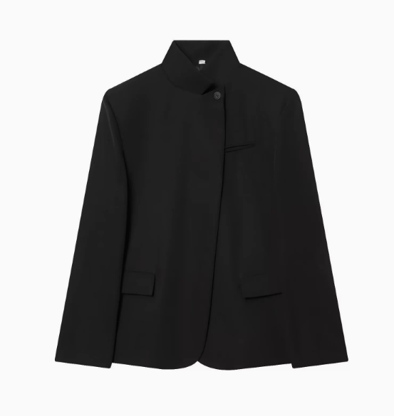 Gestreifter Blazer mit lockerem Schnitt