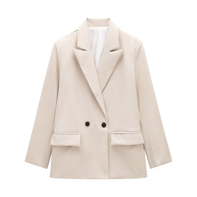 Taillierter schwarzer Damenblazer