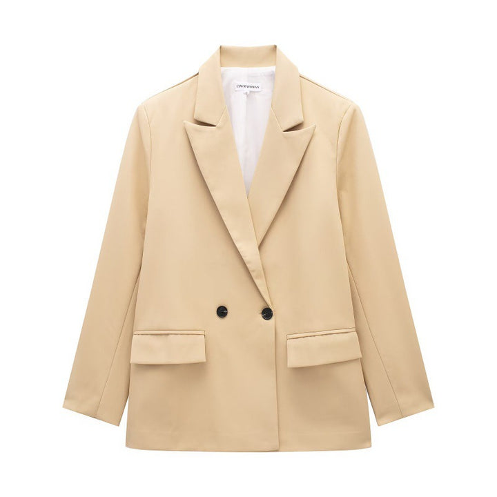 Taillierter schwarzer Damenblazer