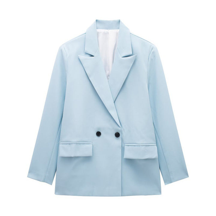 Taillierter schwarzer Damenblazer