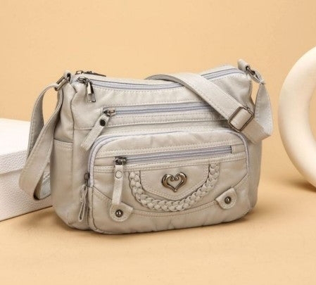 Perlmutt-Handtasche Perleva