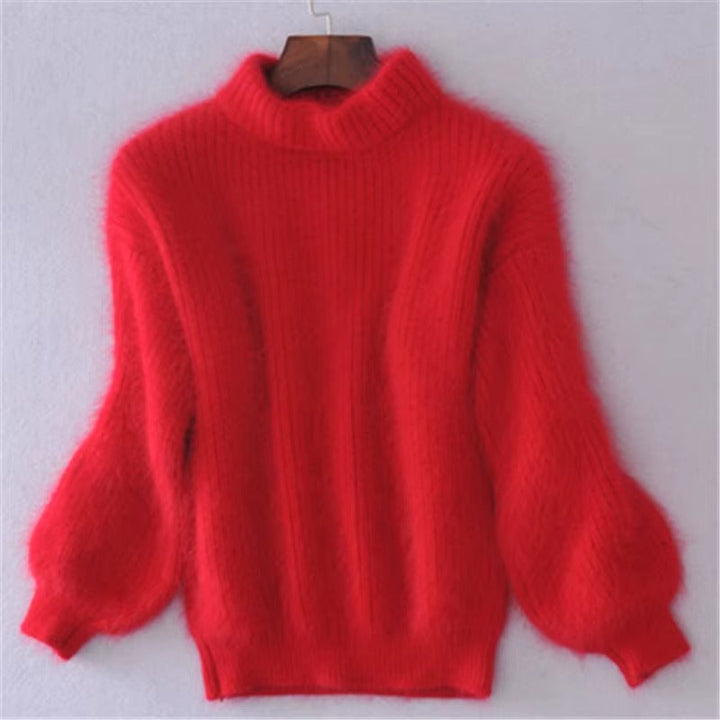 Frauen Lässiger Strickpullover
