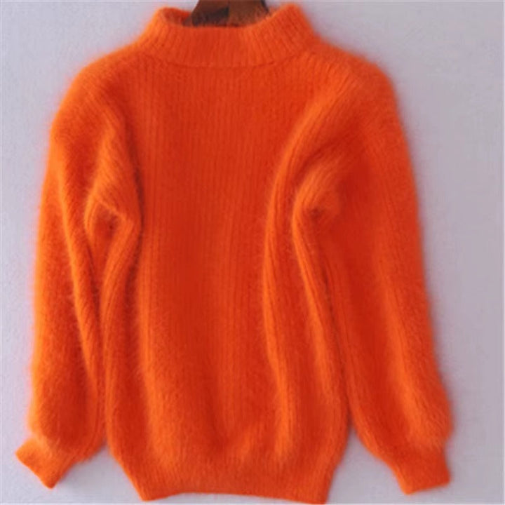 Frauen Lässiger Strickpullover