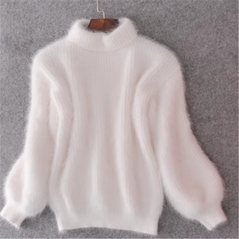 Frauen Lässiger Strickpullover